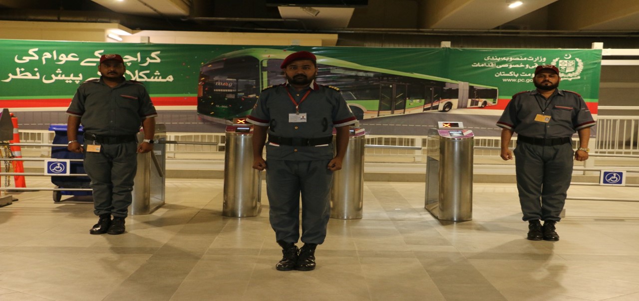 Security screening at station
