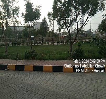 Landscaping at Abdullah Chowk