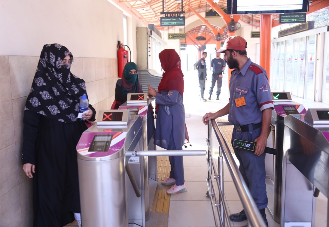 AFC turnstiles and ticketing